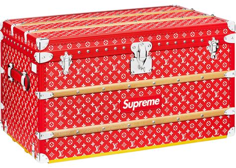 supreme and louis vuitton trunk|louis vuitton side trunk monogram.